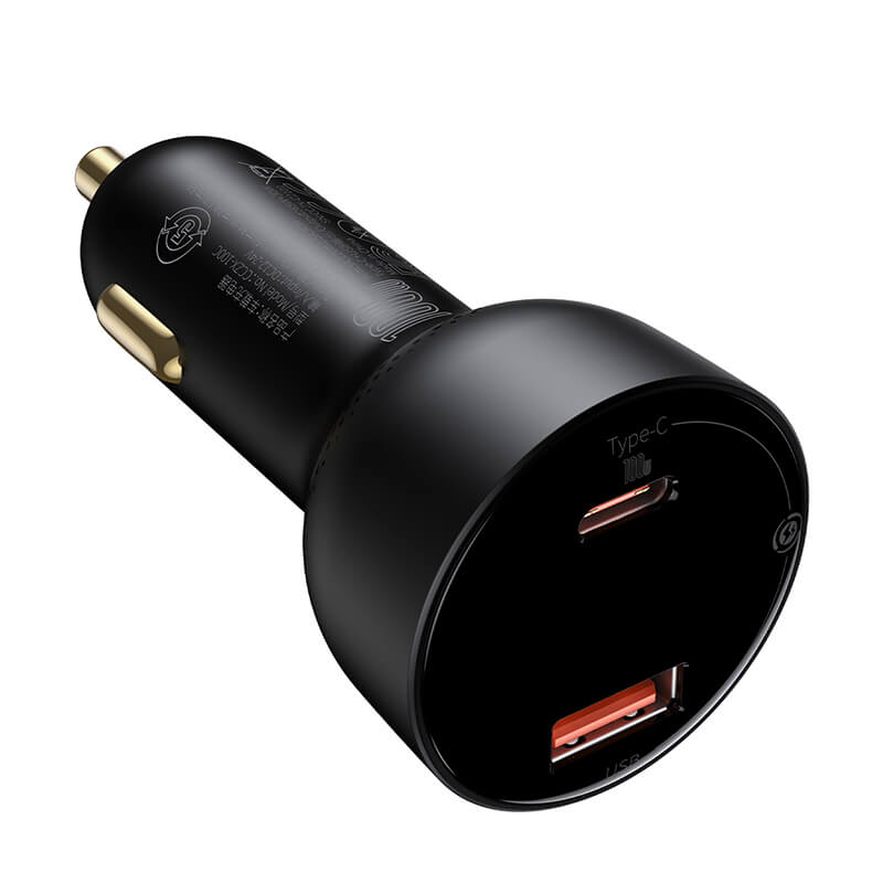 Baseus Digital Display PPS Dual 100W Quick Car Charger CCZX-01