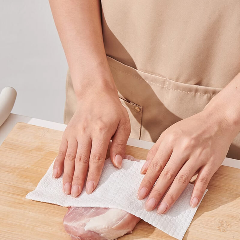 Mobie Heavy Duty Reusable Disposable Kitchen Cloths 100 Sheets E24156