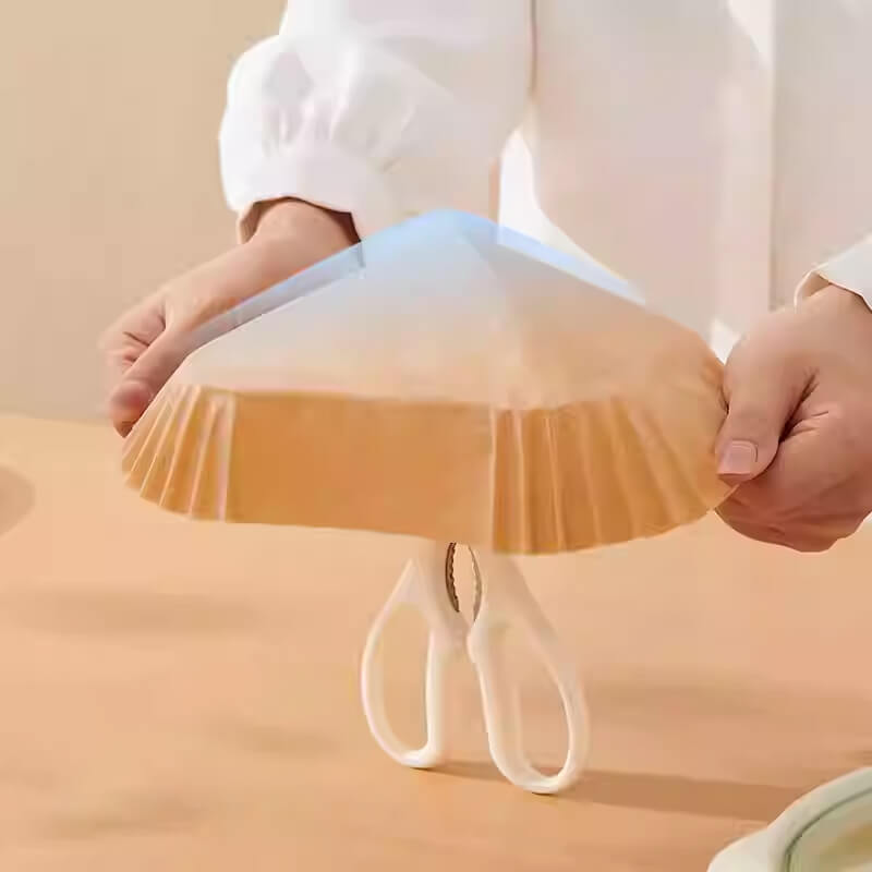 Mobie 50 Packs Air Fryer Parchment Paper Round 16cm Pre Cut Sheets E24228