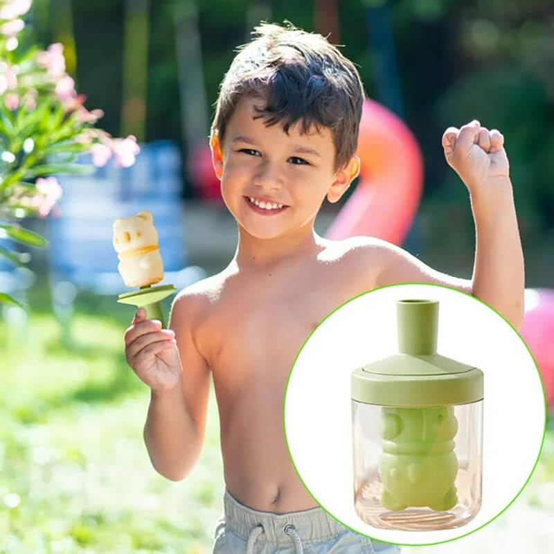 Mobie 3-Pack Leak Proof Koala Bear Ice Pop Molds with Drip Guard Base E25021