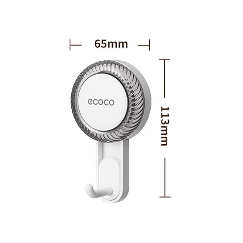 Mobie Strong Press Twist Suction Hook for Bathroom Kitchen Home E25082