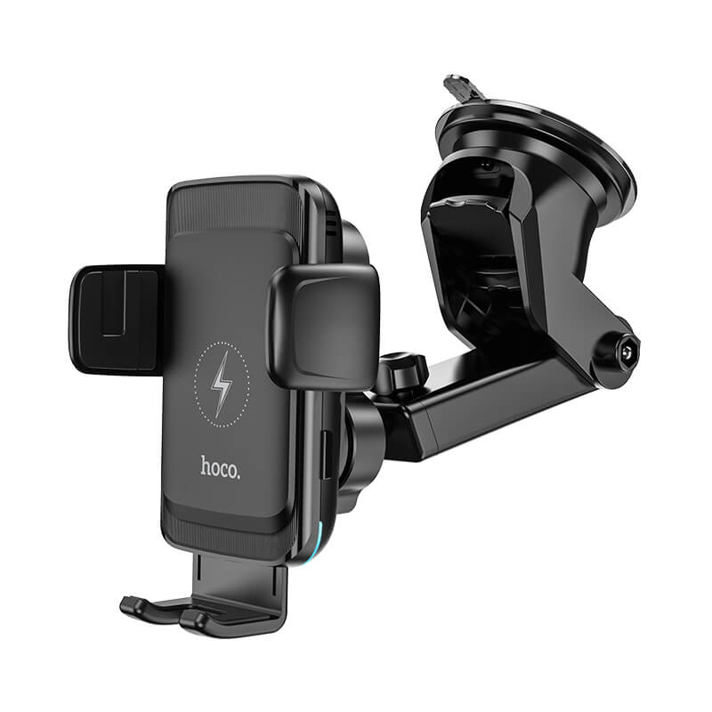 hoco Dual-Purpose Car Mount Qi Wireless Fast Charger (15W) S35