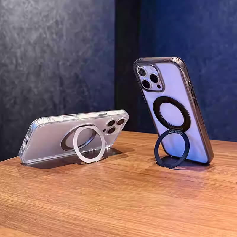 iPhone 16 Pro 360° Rotating Magnetic Ring Stand Case