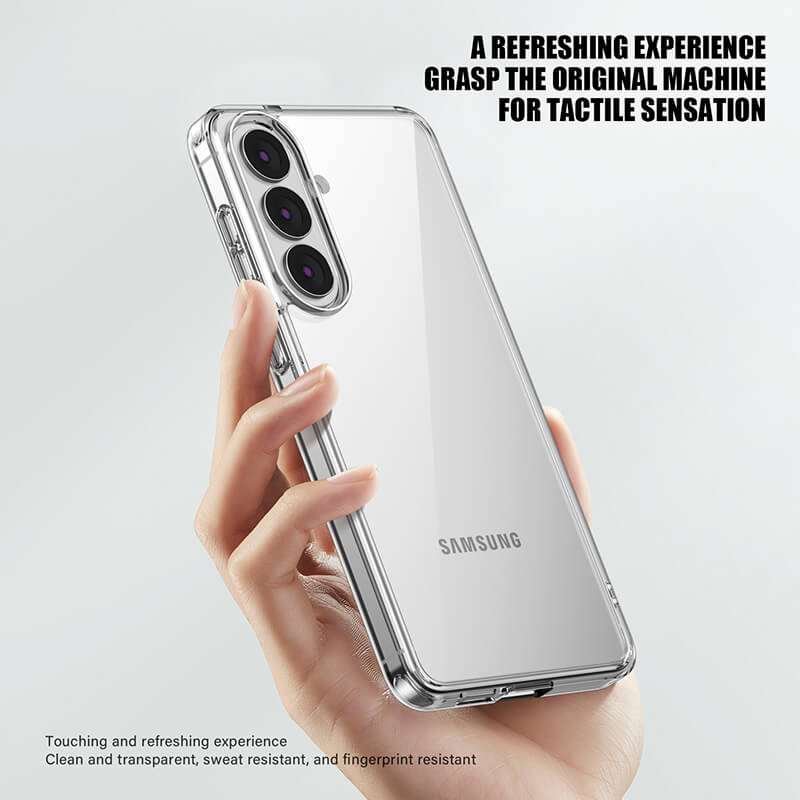 Samsung Galaxy S26 Plus 2026 Aurora Series Crystal Transparent Phone Case