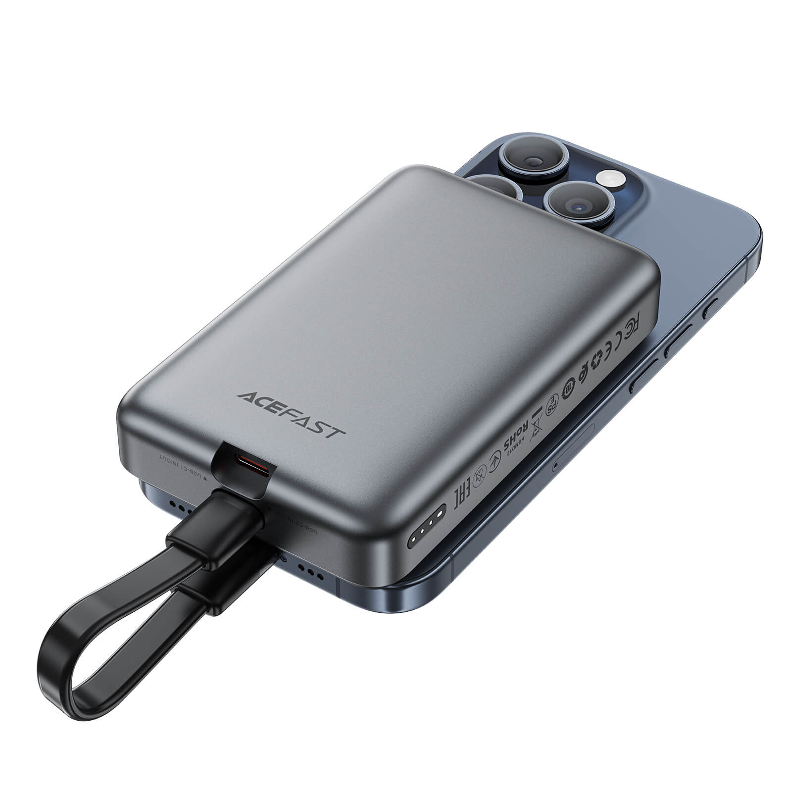 Acefast PD 30W 10000mAh Fast Charging Power Bank With Type-C Cable M10