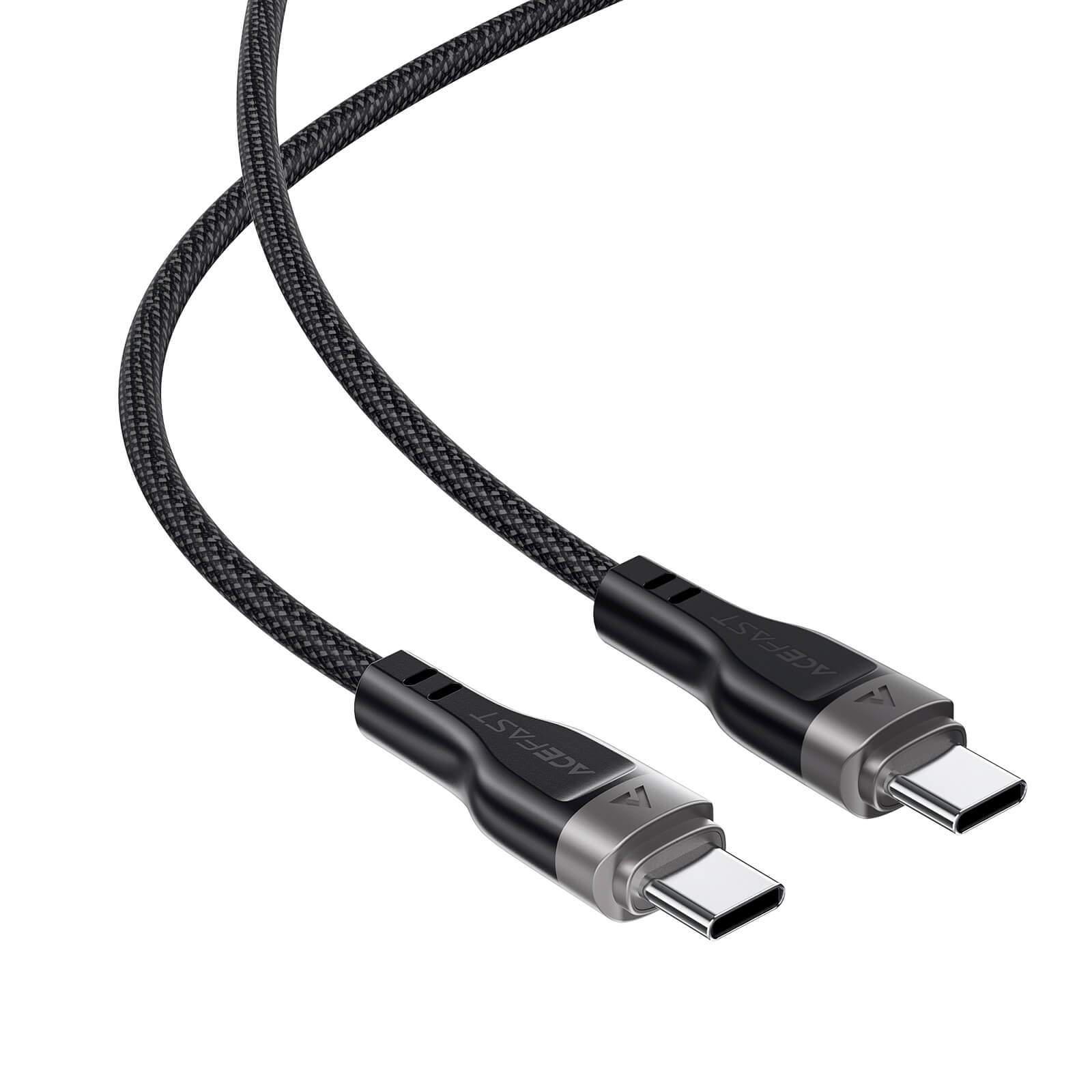 Acefast Braided Magnetic Storage Charging Cable Type-C/USB-A to Type-C 60W 1.2m