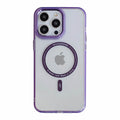 iPhone 12Pro Max AllureEyes Colorful Frame Transparent Phone Case with Magsafe