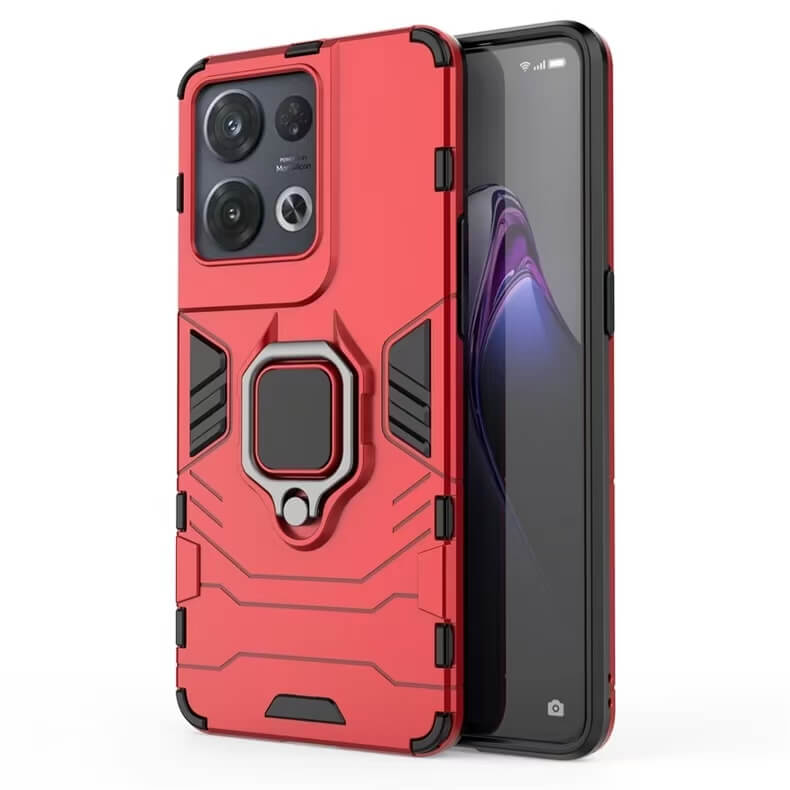 Samsung Galaxy A01 2020 Armor Double Layer Ring Magnetic Kickstand Case