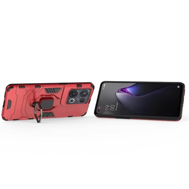 Samsung Galaxy A01 2020 Armor Double Layer Ring Magnetic Kickstand Case