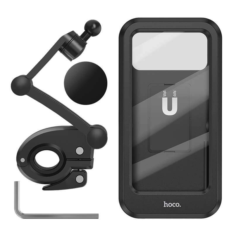 hoco Bicycle & Motorcycle Fully Enclosed Waterproof Mobile Phone Holder CA101