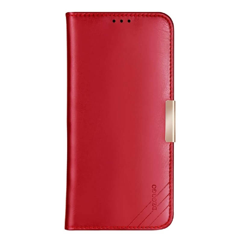 iPhone 12/12 Pro DZGOGO Genuine Leather Wallet Case Cover