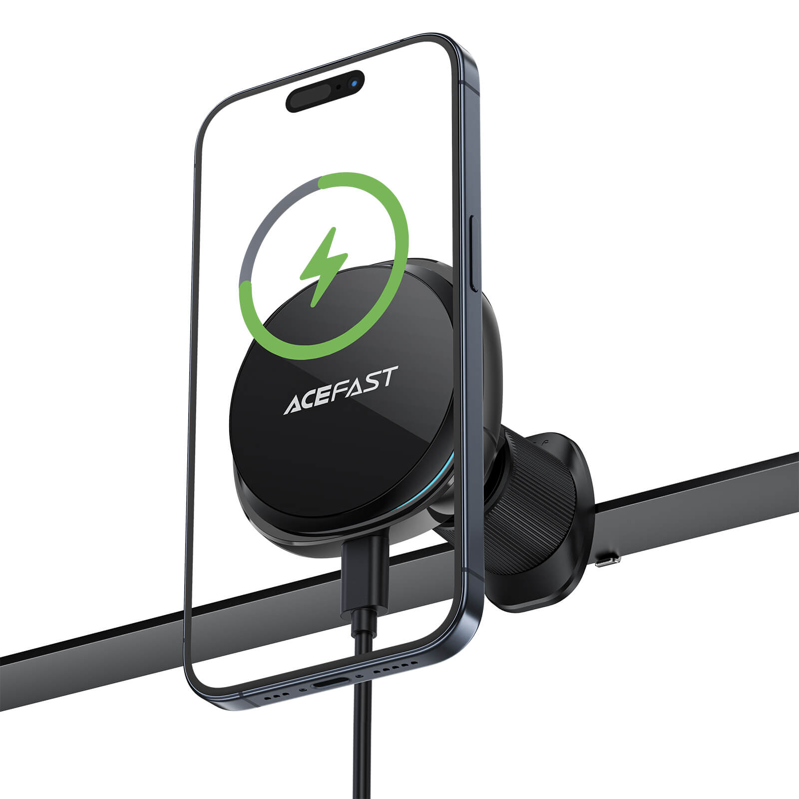 Acefast Fast Wireless Charger Magnetic Car Mount Holder 15W D31