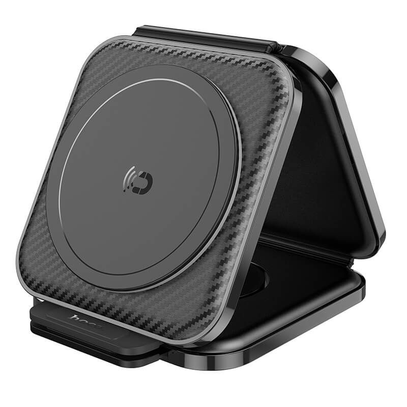 hoco Unique 3-in-1 Folding Magnetic Wireless Fast Charger CQ4