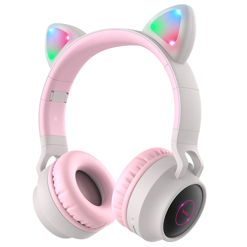 hoco. Bluetooth Cat Ear Wireless Headset LED Light W27