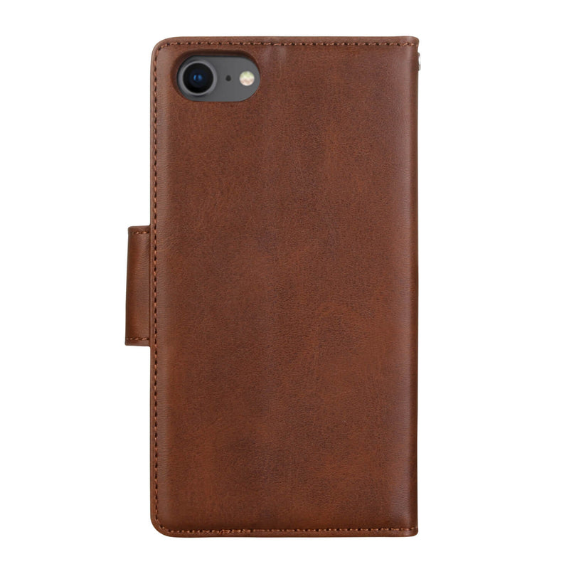 iPhone 6p/7p/8p Hanman Miro Leather 2-in-1 Wallet Case with Magnetic Back