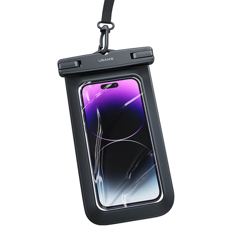 USAMS IP68 Waterproof 6.7-inch Phone Pouch with Neck Lanyard YD012