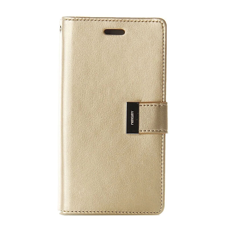 iPhone 14 Pro Mercury Goospery Leather Rich Diary Wallet Flip Case
