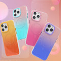 Suitable for iPhone 15 Series Grace Series Semi Transparent Airbag Magsafe Phone Case