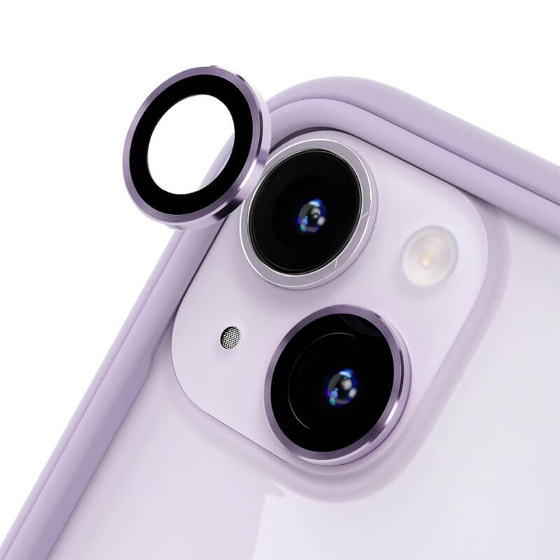 9H Multicolor Tempered Glass Compatible with iPhone 14 Individual Camera Lens Cover Protector