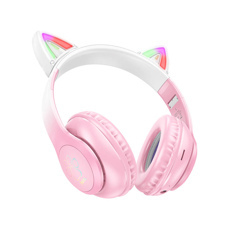 hoco. Ergonomic Cat Ear Bluetooth Headset with LED Light W42