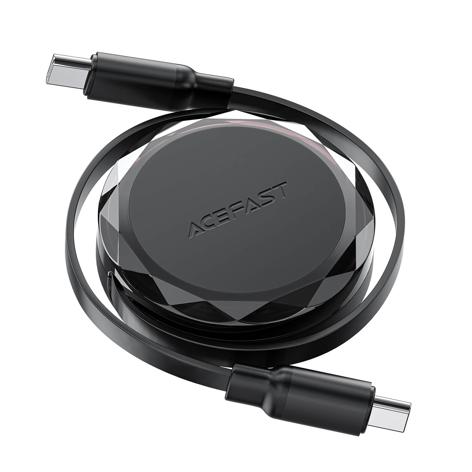 Acefast Type-C to Type-C Retractable Fast Charging Cable 60W 0.8m