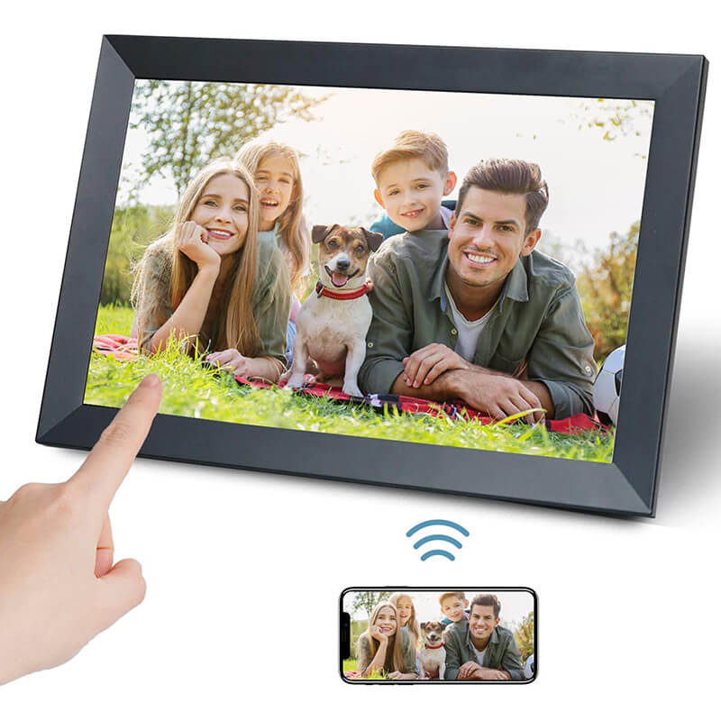 Mobie 10.1 Inch HD IPS Touchscreen WiFi Remote Sharing Digital Picture Frame