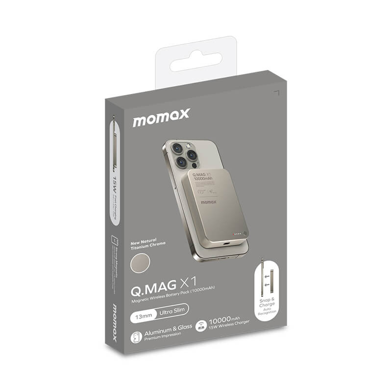 Momax Ultra Thin 20W Magsafe Wireless Power Bank 10000mAh