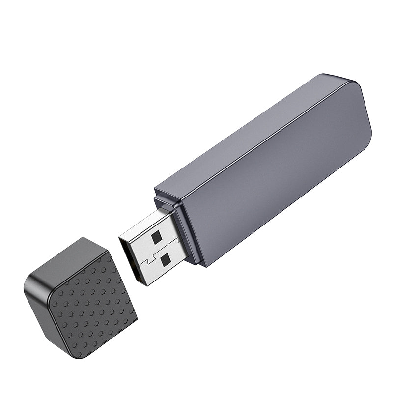 hoco. Dual-Port Memory Card Reader USB-C & USB-A for SD/TF Cards HB45