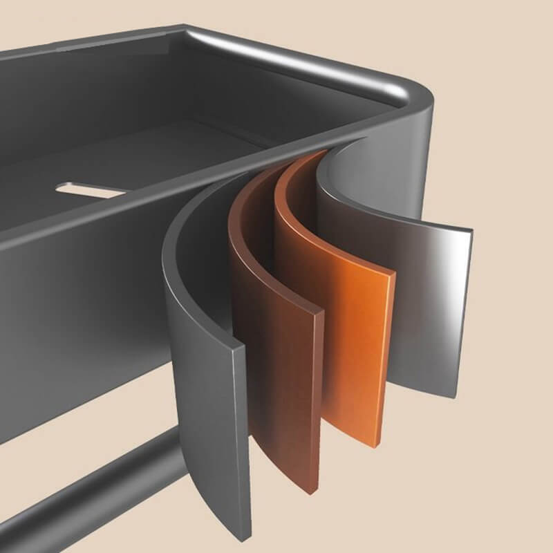 Mobie No Drill Install Multi Function Kitchen Wall Mounted Shelf E24037