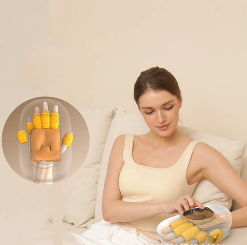 Mobie Hand Massager with 4 Modes Airbag Massage 3 Levels Heating ST-1803