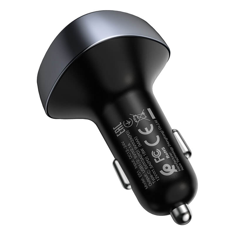 hoco Bluetooth FM Transmitter Car Charger PD 18W E51