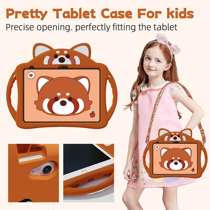 iPad Pro 9.7 2016 Lesser Panda Protection Case with Foldable Kickstand