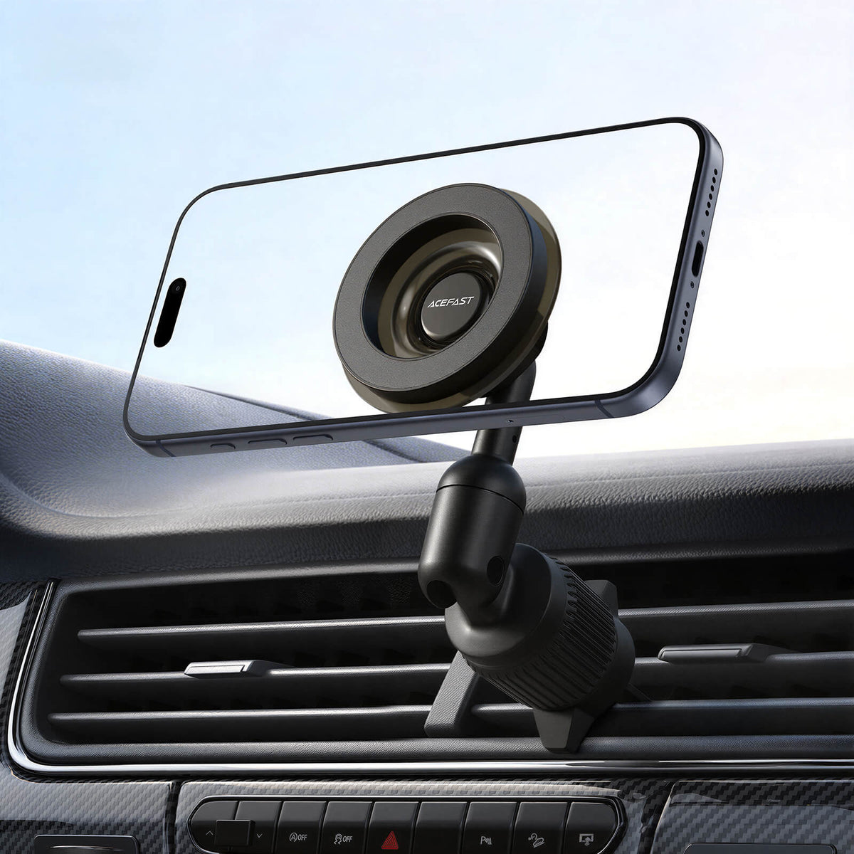 Acefast Magnetic Air Vent Car Phone Holder with Strong Magnets D68
