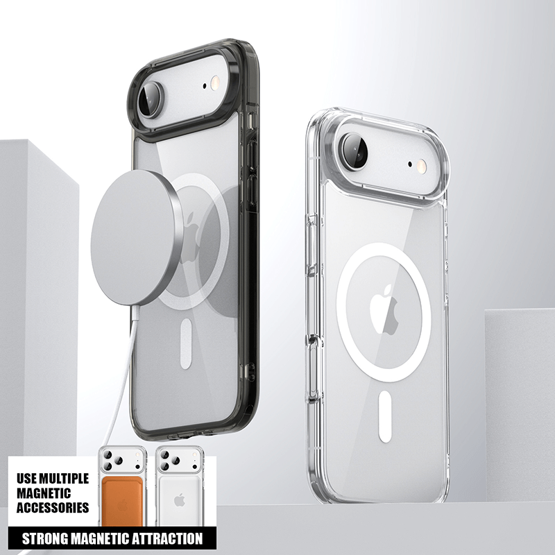 iPhone 17 Air Aurora Magsafe Series Crystal Transparent Phone Case