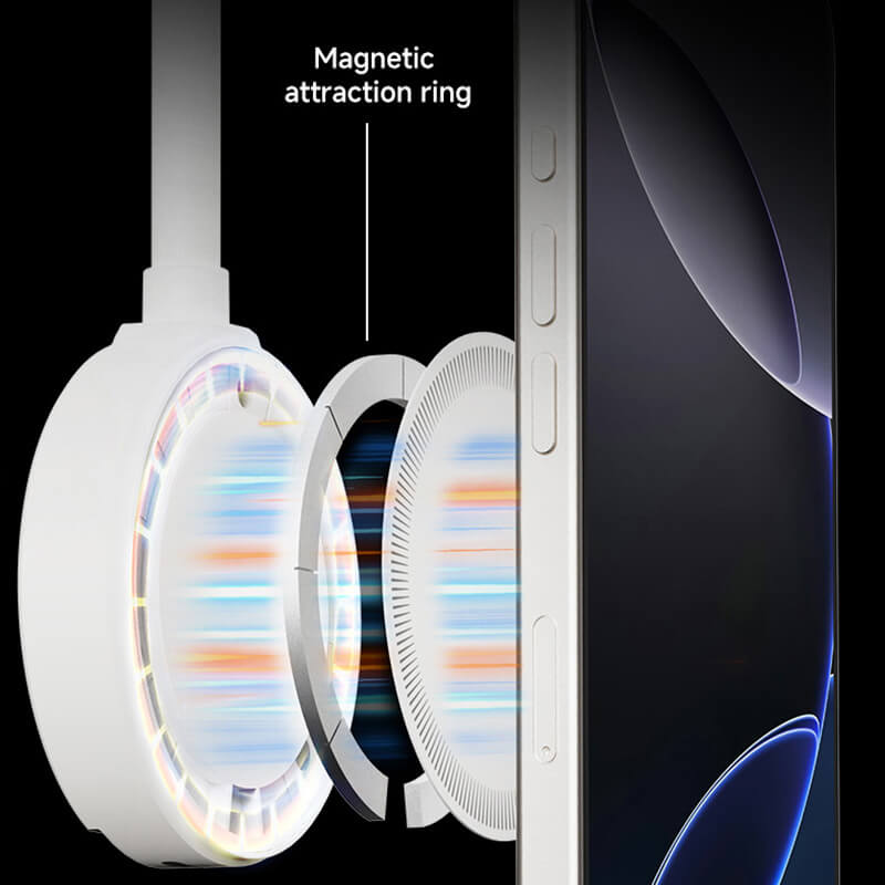 Mobie Magnetic Phone Fan with Ring Stand and Flexible Hose AF07