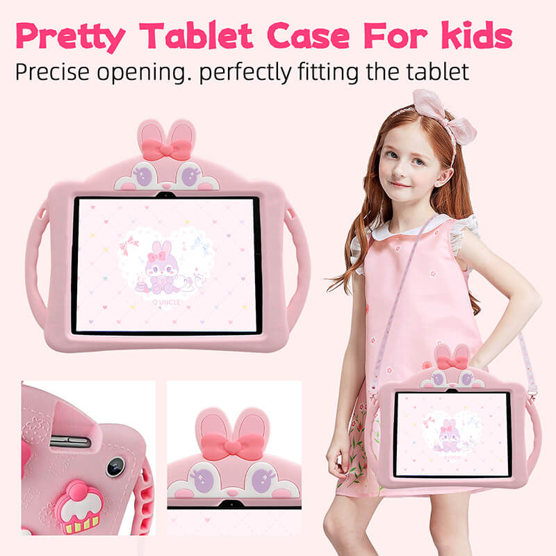 iPad Pro 11 2020 Cute Rabbit Protection Case with Foldable Kickstand