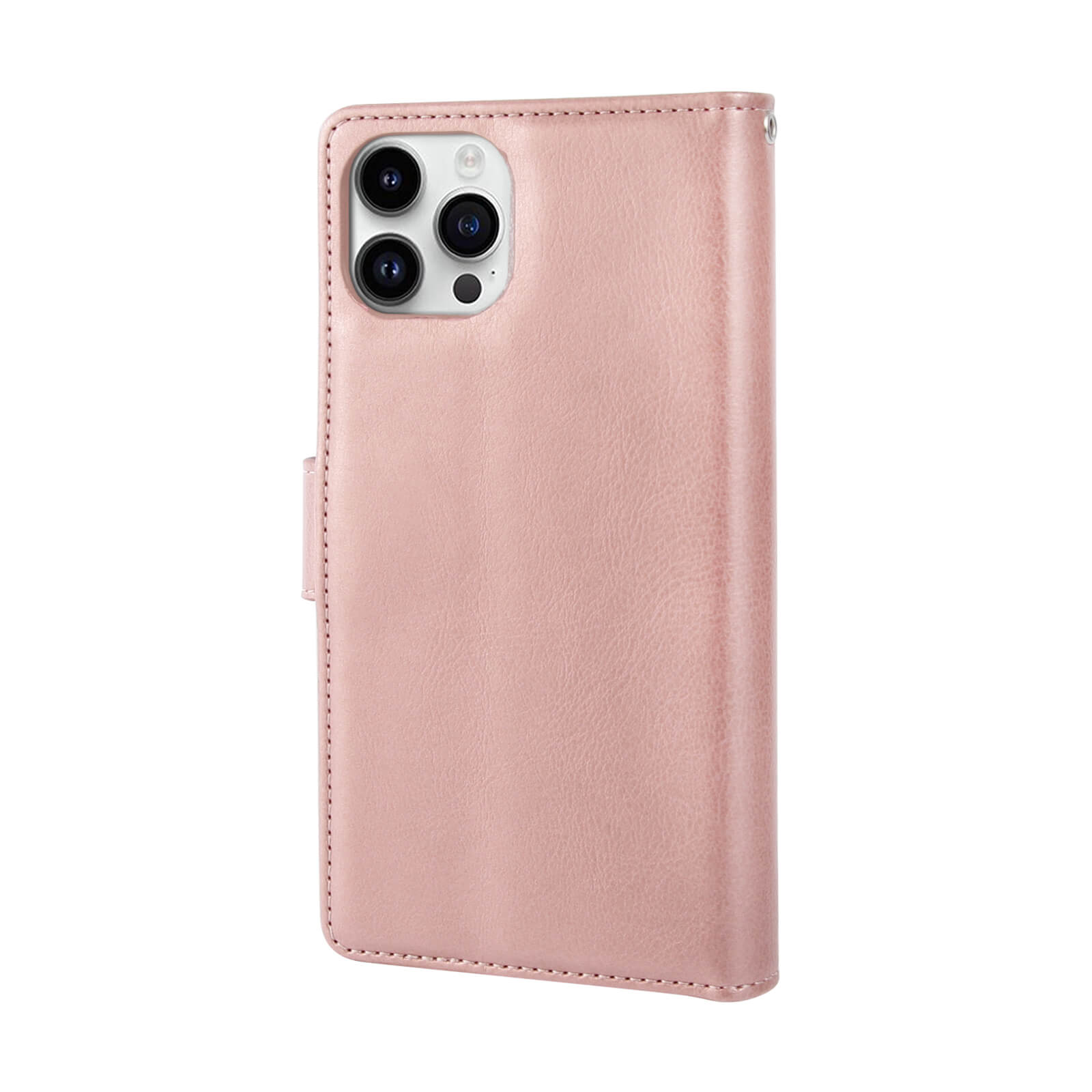 iPhone 16 Plus Hanman Mila Series Leather Dual Wallet Filp Case