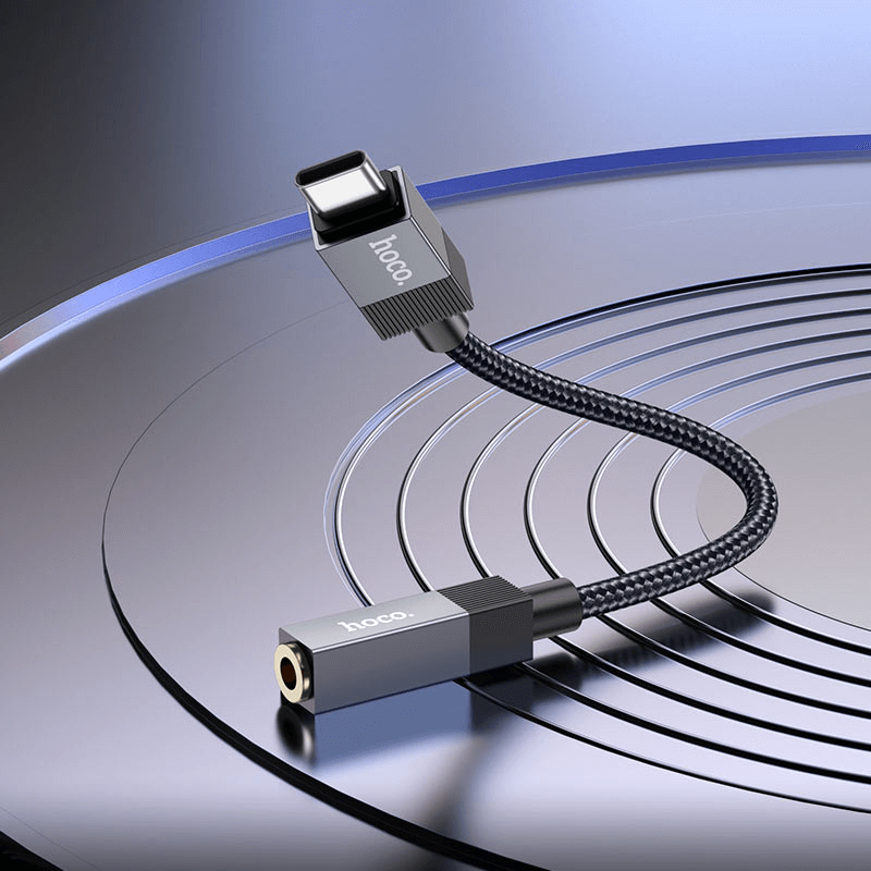 Hoco 3.5mm Audio to Type-C Audio Jack Adapter with Built in DAC HiFi UPA32C