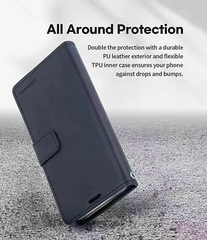 iPhone 7 Mercury Blue Moon Diary Shockproof Leather Wallet Case
