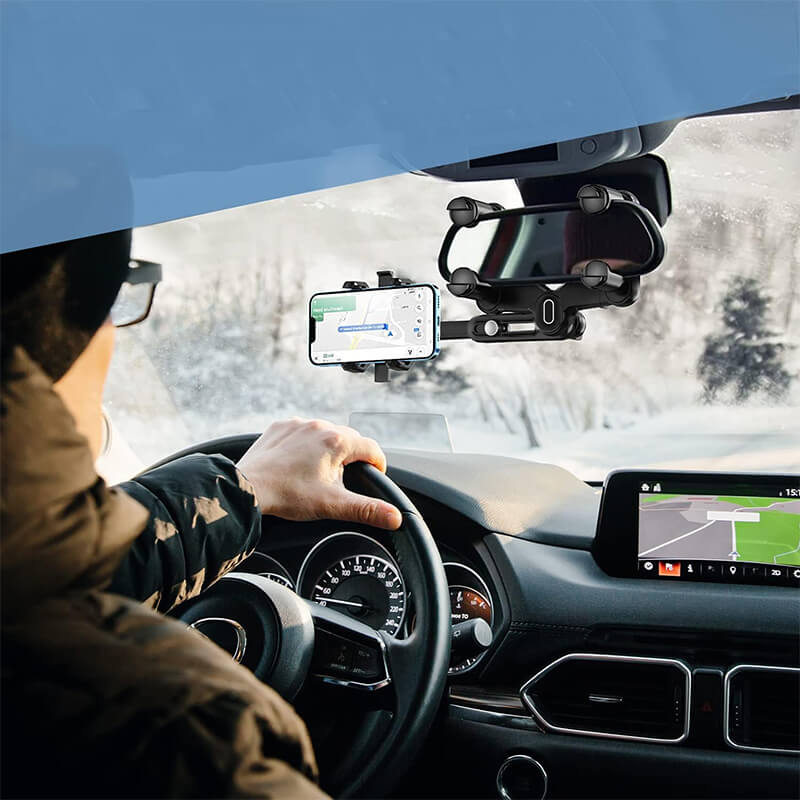Mobie 360° Rotating Folded Mirror Phone Mount Holder