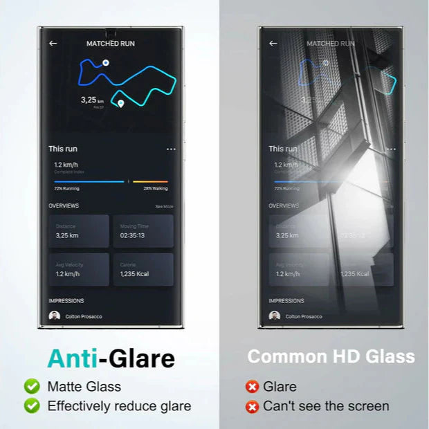 Samsung S25 Ultra Full Screen HD Matte Anti-fingerprint Tempered Glass Screen Protector