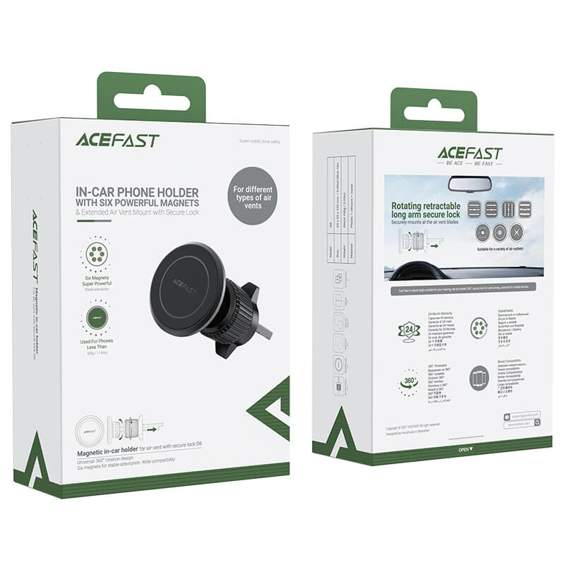 Acefast N52 Strong Magnetic Phone Car Mount Compatible D6