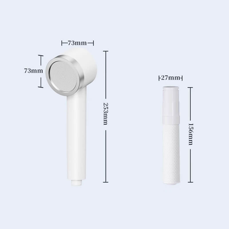 Mobie Filter Shower Head with Replaceable Cartridge High Pressure Spray E25007