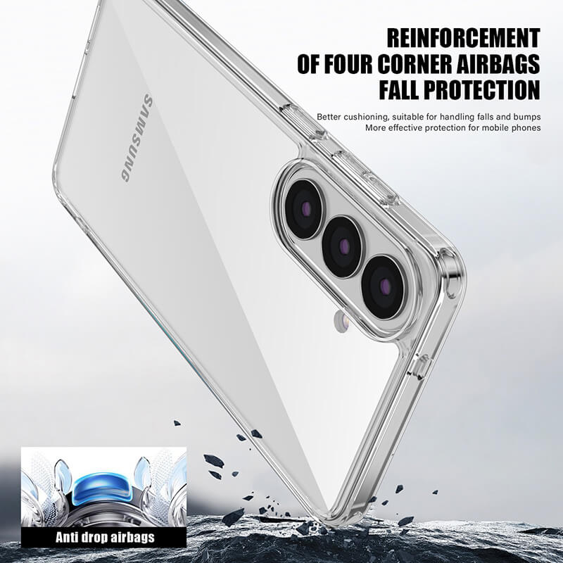 Samsung Galaxy S26 Ultra 2026 Aurora Series Crystal Transparent Phone Case