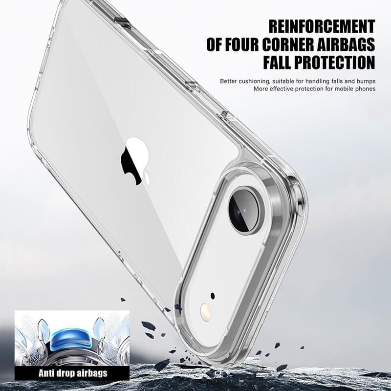 iPhone 17 Air Aurora Series Crystal Transparent Phone Case