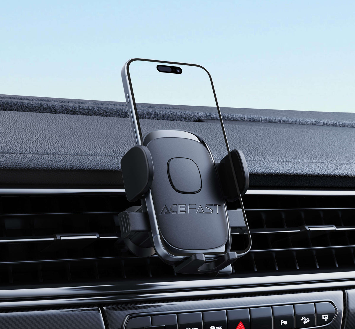 Acefast One Click Lock Car Air Vent Phone Holder with Anti Slip Silicene D56