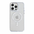 iPhone 14 AllureEyes Colorful Frame Transparent Phone Case with Magsafe