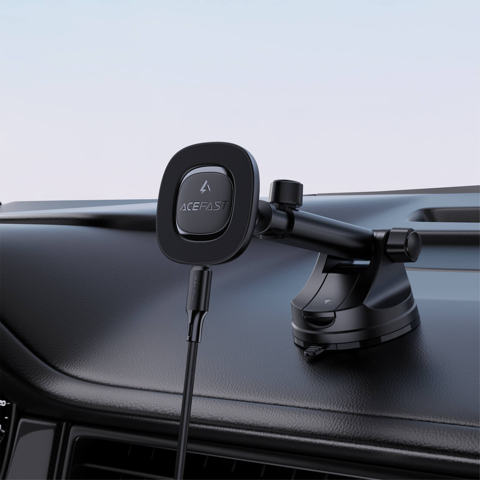 Acefast 15W Wireless Charging Car Dashboard Phone Holder D47
