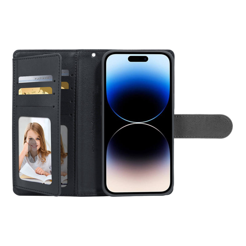 Samsung S23 Luxury Hanman Leather Dual Wallet Flip Case