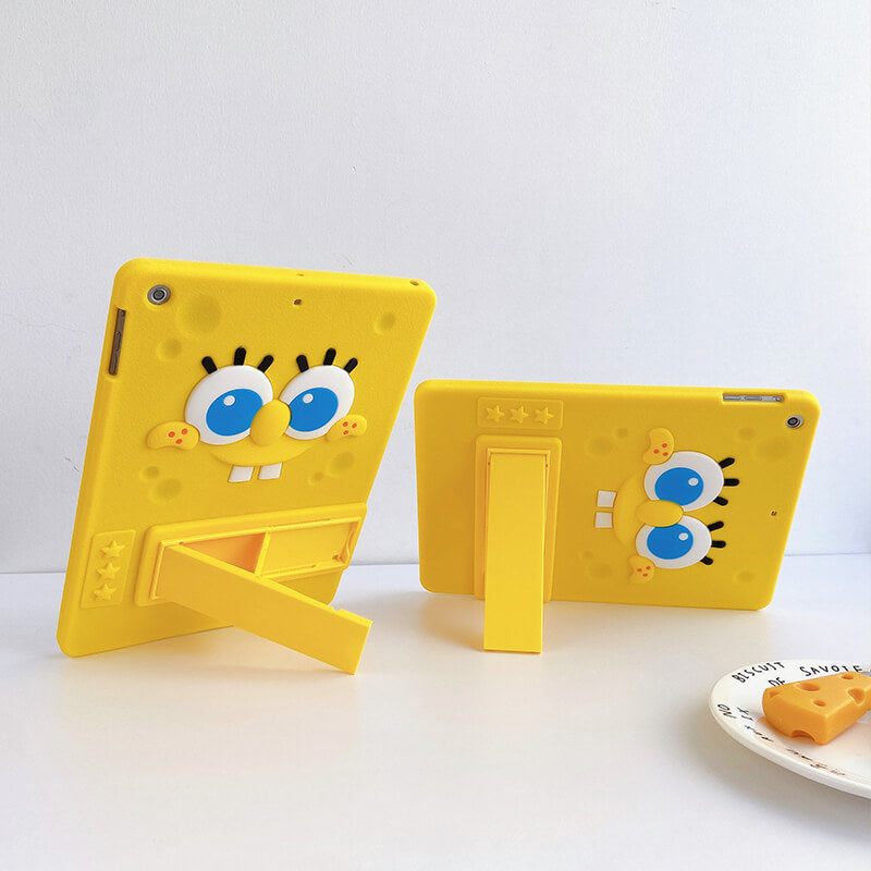 iPad Air 1th 9.7 2013  Q Uncle Spongebob Silicone iPad Case